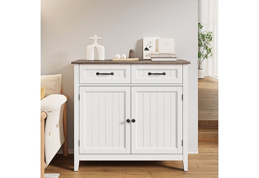 Bealife Buffet Küchenschrank mit Arbeitsplatten,mit 2 Schubladen 2 Türen,We günstig online kaufen