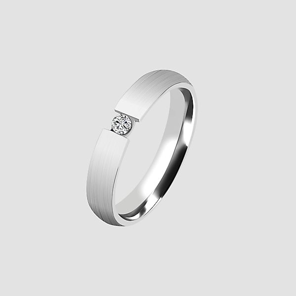 AKZENT Partnerring Noble Triumph aus Edelstahl, günstig online kaufen