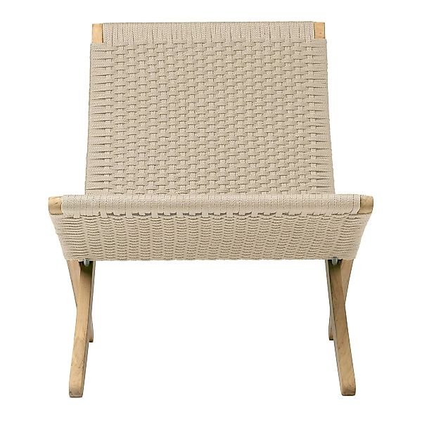 Carl Hansen - MG501 Cuba Chair klappbar mit Geflecht Papiergarn - natur/BxT günstig online kaufen