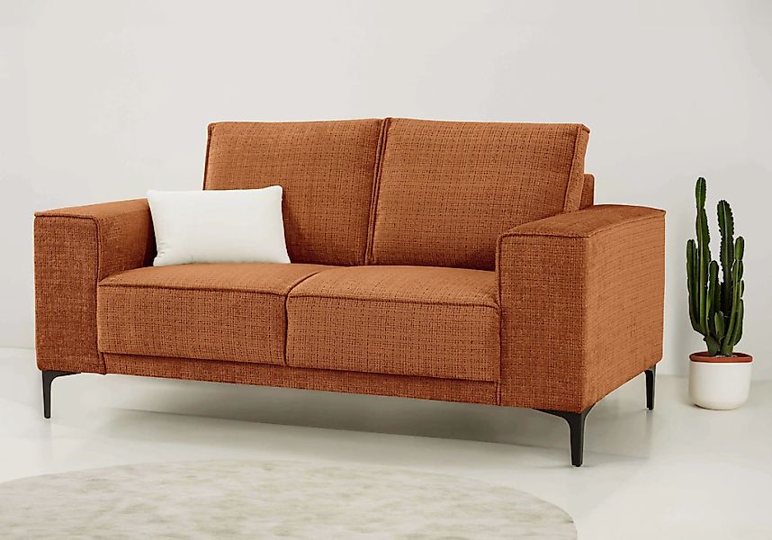 OTTO home 2-Sitzer "Kompaktsofa Oland, Struktur, Flachgewebe, Luxus-Microfa günstig online kaufen