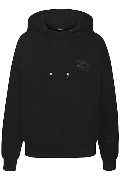 Buffalo Kapuzenpullover, mit Kontraststickerei und seitliche Taschen günstig online kaufen