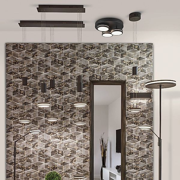 TRIO Leuchten LED Stehlampe, Dimmfunktion und Memory Funktion, LED fest int günstig online kaufen