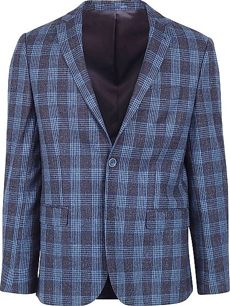 Suitable Prestige Blazer Captiva Amqui Karo Blau - Größe 50 günstig online kaufen