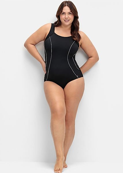 Sheego Badeanzug Badeanzug (1-St) günstig online kaufen