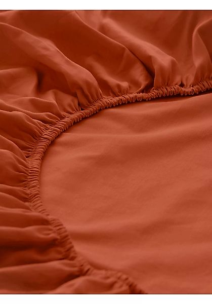 hessnatur Jersey-Spannbetttuch aus Bio-Baumwolle - orange - Größe 180x200 c günstig online kaufen