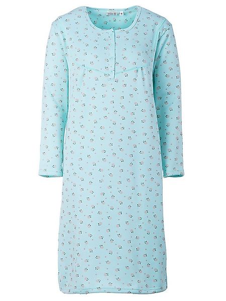 zeitlos Nachthemd Thermo Nachthemd - Romy mit Rosen und Herzen günstig online kaufen