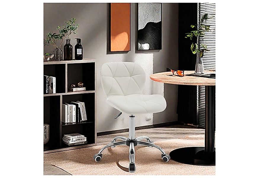 HTI-Living Drehstuhl Drehstuhl Neville Kunstleder Weiß (Stück, 1 St), Schre günstig online kaufen