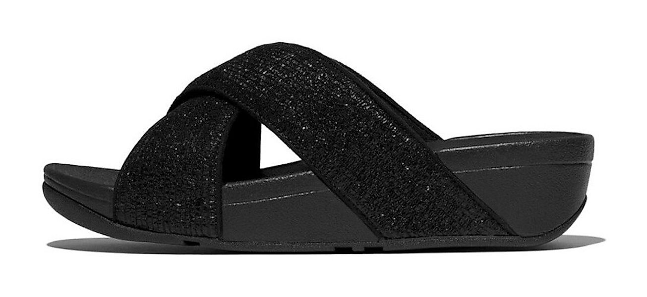 Fitflop LULU CRINKLED SHIMMER Pantolette Slides, Badeschuh, Abendmode mit G günstig online kaufen