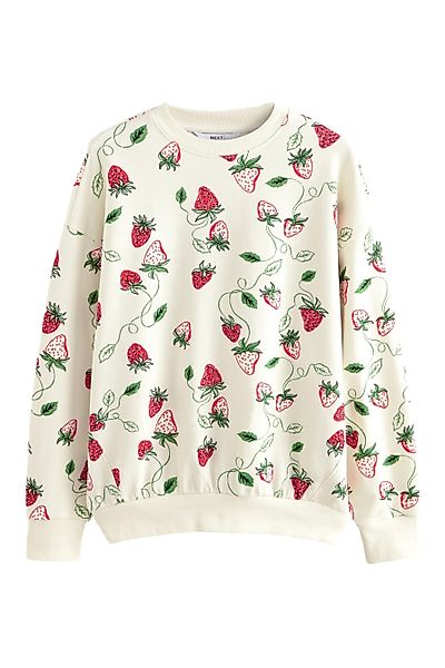 Next Sweater Langes Rundhals-Sweatshirt (1-tlg) günstig online kaufen