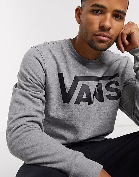 Vans – Classic II – Graues Sweatshirt mit Rundhalsausschnitt günstig online kaufen