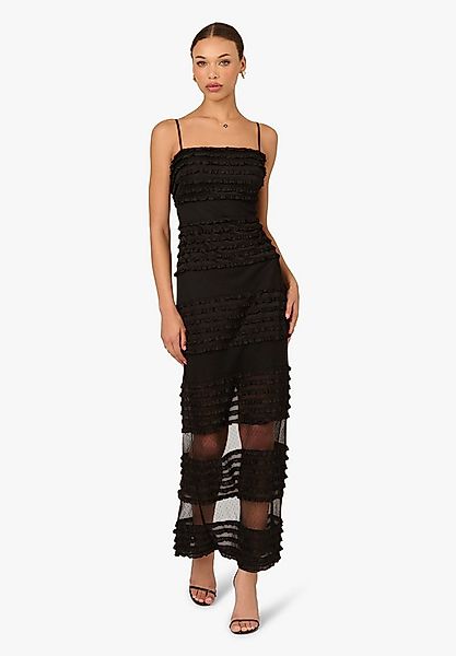 Adrianna Papell Abendkleid Ruffle Knit Long Dress A chic ruffle evening gow günstig online kaufen