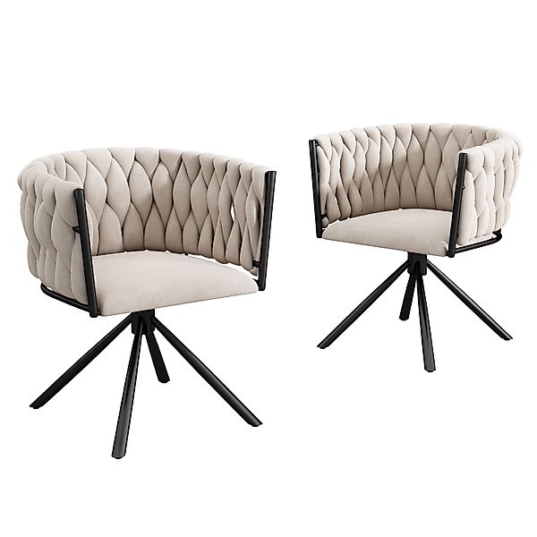HAUSS SPOLE Esszimmerstuhl 2er set, Freizeit-Drehstuhl günstig online kaufen