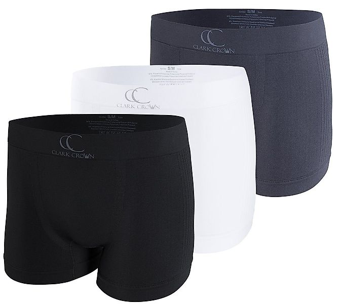 Clark Crown® Boxershorts Seamless (3-St) weiche günstig online kaufen