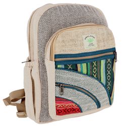 Guru-Shop Freizeitrucksack Bunter Ethno Hanf Rucksack günstig online kaufen