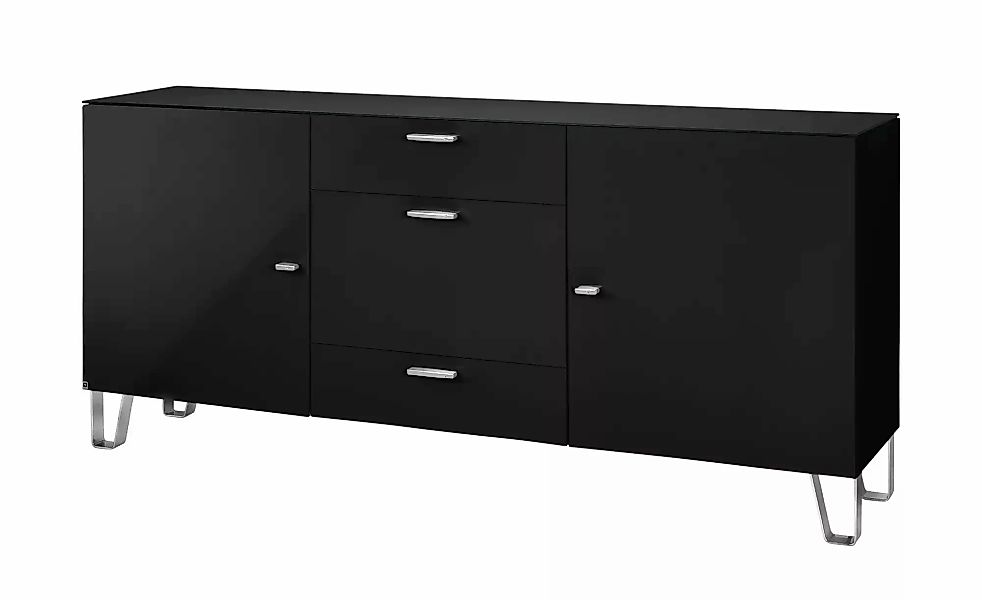 LEONARDO Sideboard  Cube ¦ schwarz ¦ Maße (cm): B: 189 H: 86 T: 42.0 Kommod günstig online kaufen