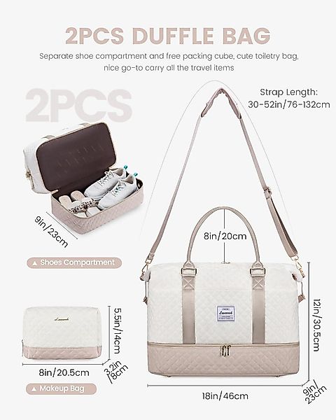 LuxusKollektion Weekender Reisetasche Damen Sporttasche mit günstig online kaufen