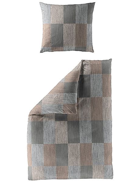 BIERBAUM Bettwäsche Bierbaum, Mako-Satin, 2 teilig, Kästchen mit feinem Str günstig online kaufen