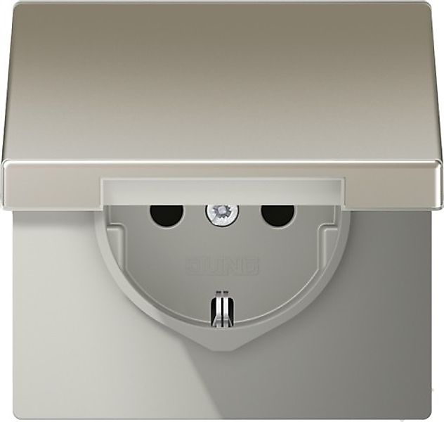 Jung SCHUKO Steckdose 16A 250V , Edelstahl ES 1521 KL - ES1521KL günstig online kaufen