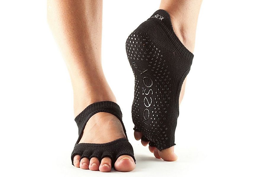 ToeSox Sportsocken Half-Toe Bellarina Black Gr. L günstig online kaufen