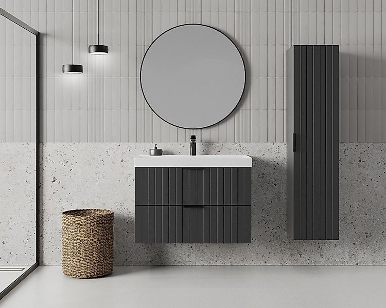 welltime Waschtisch HARMONY mit Waschbecken, Breite 60 oder 80cm, modernes günstig online kaufen