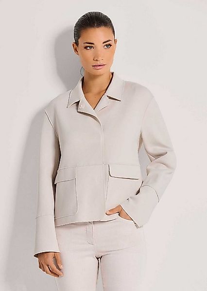 MADELEINE Kurzblazer Moderner Damenblazer mit Hemdkragen Moderne Boxyform m günstig online kaufen