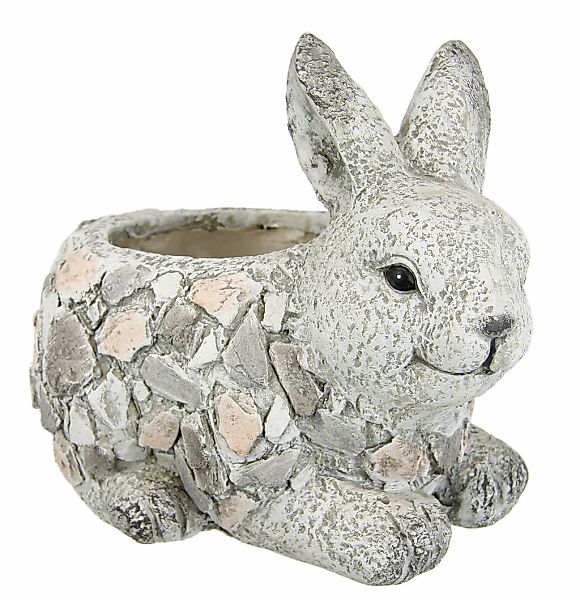 I.GE.A. Pflanzkübel "Blumenkübel Hase aus Magnesia", (1 St.), Blumentopf Kü günstig online kaufen