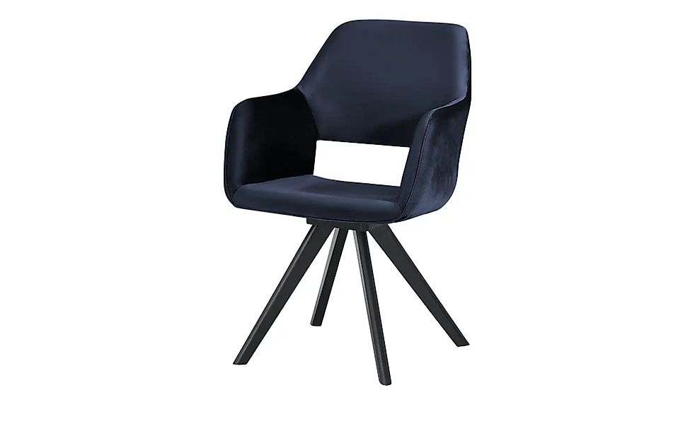 Woodford Armlehnstuhl  Berlin ¦ blau ¦ Maße (cm): B: 57 H: 85 T: 67.0 Stühl günstig online kaufen