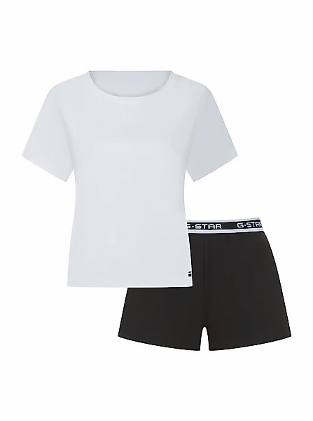 G-STAR Pyjama "SUNSTONE, RELAXED TEE & SLEEP SHORTS SET" Set, 2 tlg. mit Ma günstig online kaufen
