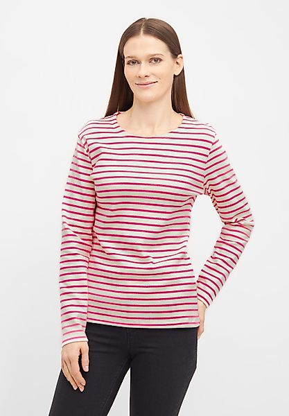 Derbe Langarmshirt Interstriped French terry, gestreift, günstig online kaufen