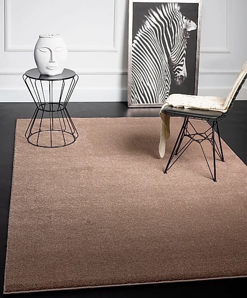 merinos Teppich "Montana" rechteckig 20 mm Höhe Kurzflor, Uni-Farben, beson günstig online kaufen