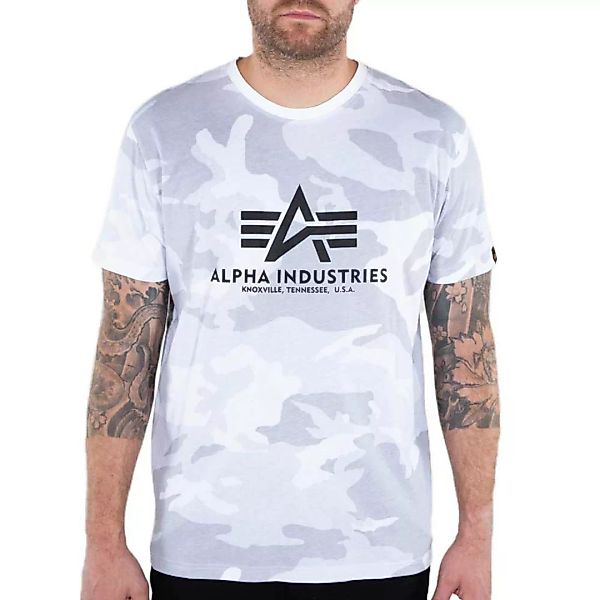 Alpha Industries Basic Camo Kurzärmeliges T-shirt 5XL White Camo günstig online kaufen