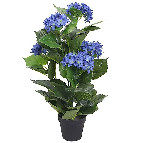 Künstliche Zimmerpflanze Künstliche Hortensie mit Topf günstig online kaufen