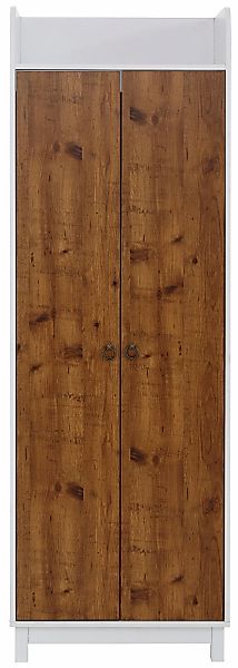 OTTO home Garderobenschrank "Goslar" mit schönen Metallgriffen, folierter H günstig online kaufen