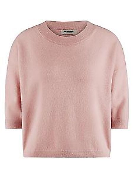 Rundhals-Pullover aus 100% Kaschmir Peter Hahn rosé günstig online kaufen