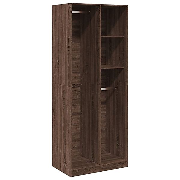 vidaXL Kleiderschrank Braun Eichen-Optik 80x50x200 cm Holzwerkstoff 3307762 günstig online kaufen
