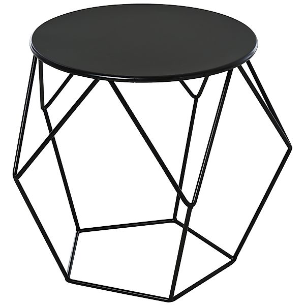 HOMCOM Couchtisch Aufbewahrung Metallkorb (Satztisch, 1-St., günstig online kaufen