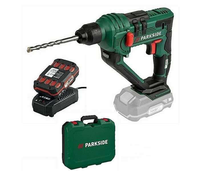 Parkside Akku-Bohrhammer Akku Bohrhammer PABH 20-Li X20VTeam mit Akku 2.0 A günstig online kaufen