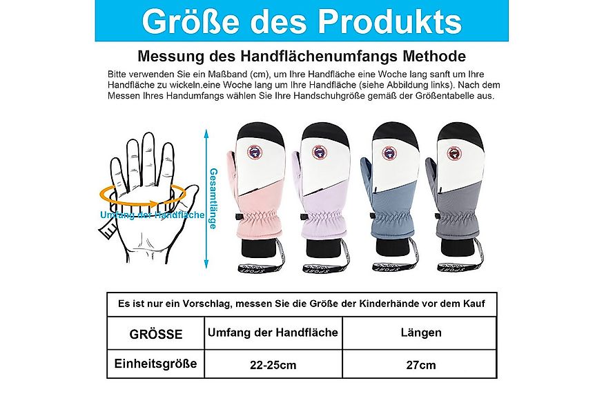 BTTO Hsch. Skihandschuhe Warm Winterhandschuhe,Wasserdichte Thermohandschuh günstig online kaufen
