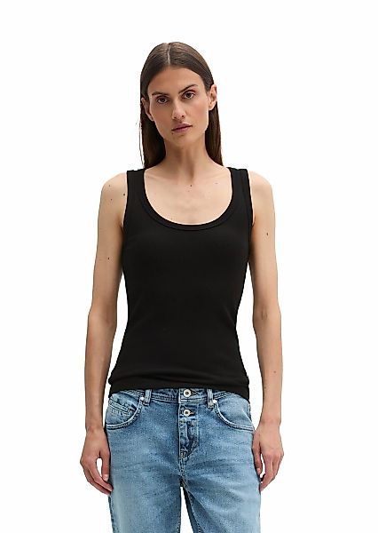 Marc OPolo T-Shirt "aus elastischem Rippjersey" günstig online kaufen