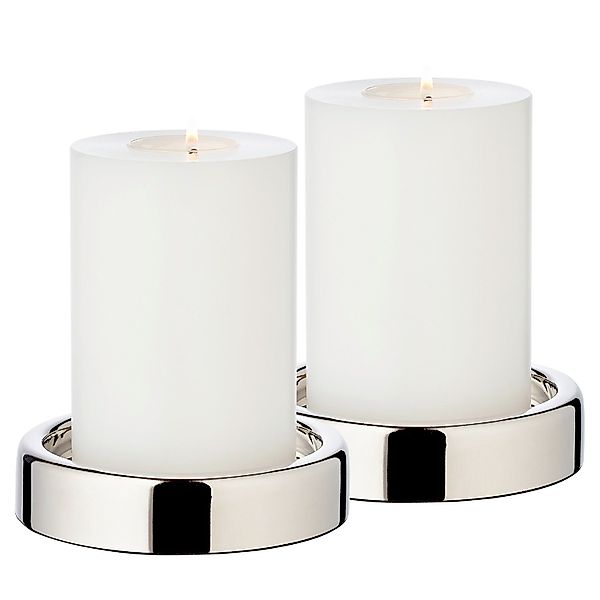 EDZARD Kerzenhalter Sanremo, 2er-Set Sanremo, vernickelt, günstig online kaufen