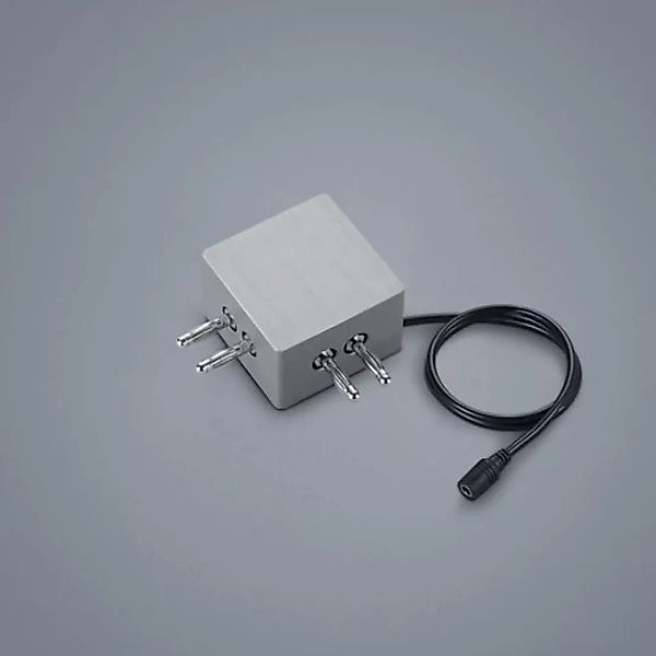 Lichtschienen 90°-Verbinder Vigo in nickel-matt mit Kabeleinspeisung günstig online kaufen
