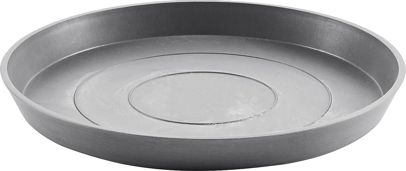 ECOPOTS Blumentopfuntersetzer ROUND SAUCER Grey, BxTxH: günstig online kaufen