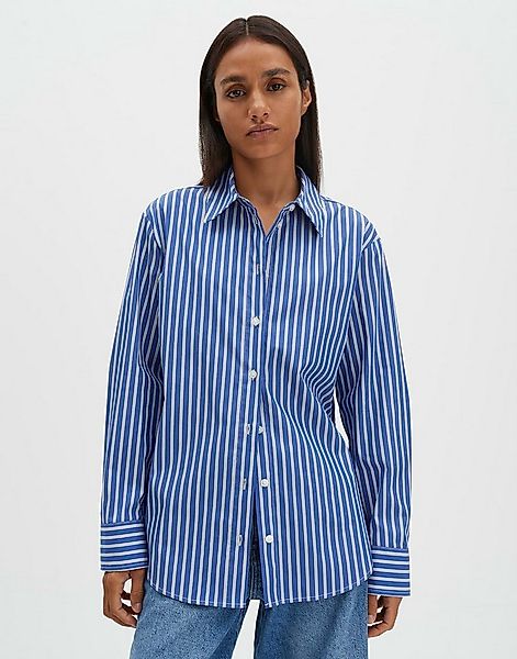 someday Langarmbluse ZIVIAN Loose aus nachhaltigem BCI Cotton Mix gerader S günstig online kaufen