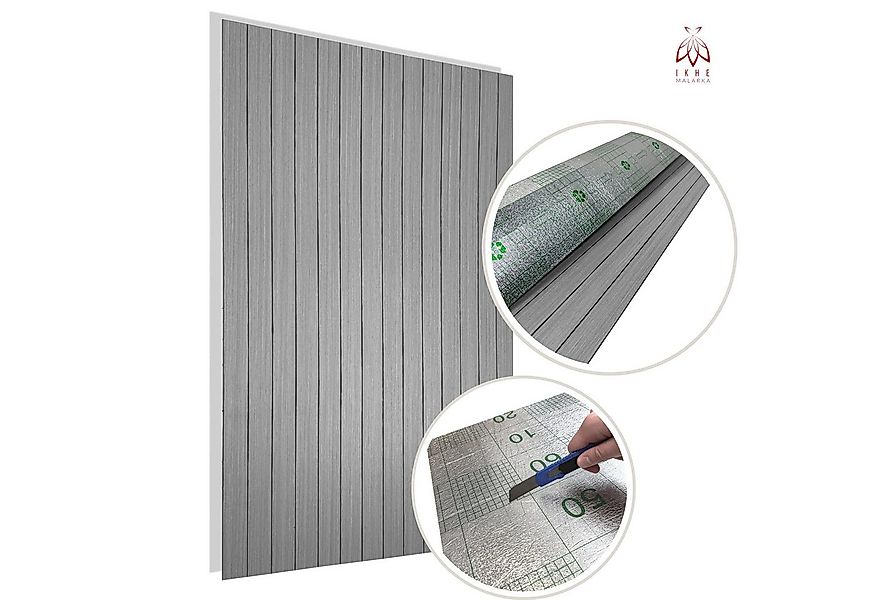 IKHEMalarka Wandpaneel Lamellen Selbstklebend 100x60 cm – PVC + PE-Schaum, günstig online kaufen