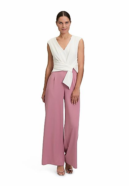 Vera Mont Overall "Damen Jumpsuit mit weitem Bein" 1 Stk. tlg. Bunddetail günstig online kaufen