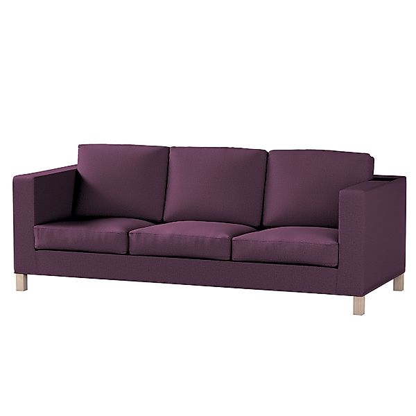 Bezug für Karlanda 3-Sitzer Sofa nicht ausklappbar, kurz, pflaume, Bezug fü günstig online kaufen