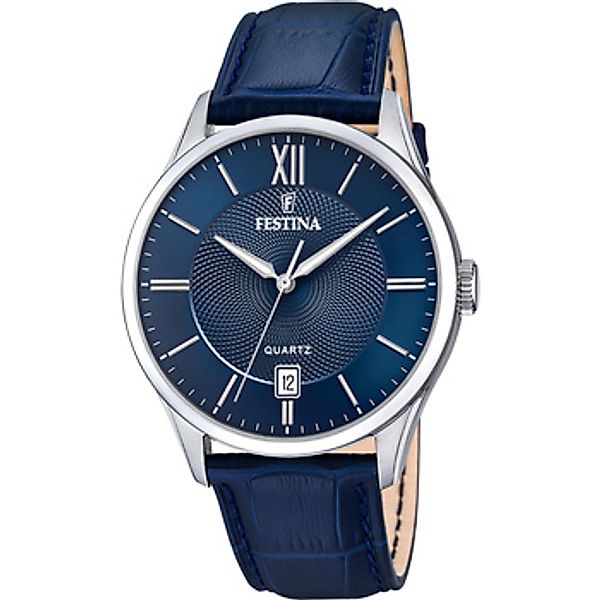Festina Quarzuhr F20426/2, Armbanduhr, Herrenuhr, Datum, Lederarmband günstig online kaufen