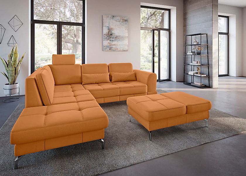 sit&more Ecksofa "Bendigo L-Form" inklusive Sitztiefenverstellung, Bodenfre günstig online kaufen