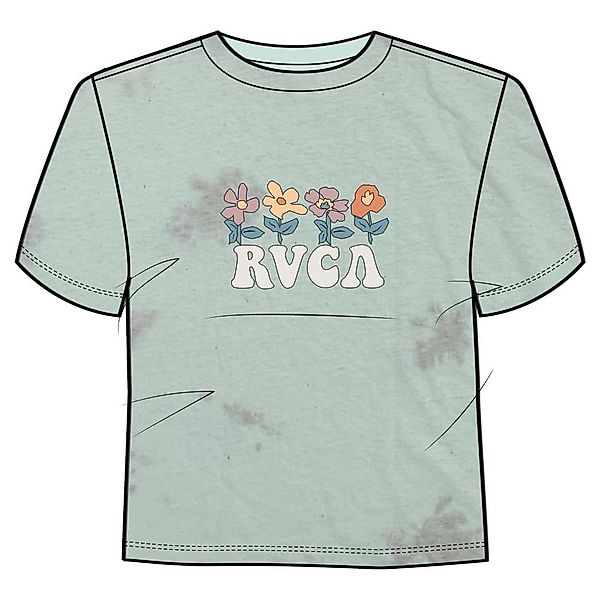 Rvca Freedom Flower Kurzärmeliges T-shirt M Apricot günstig online kaufen