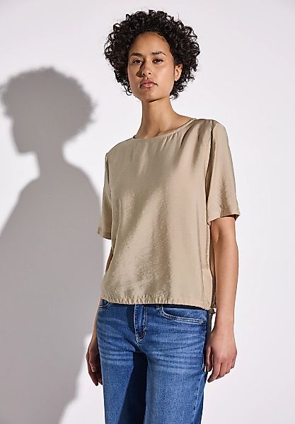 STREET ONE Klassische Bluse, mit Tunnelzug am Saum günstig online kaufen